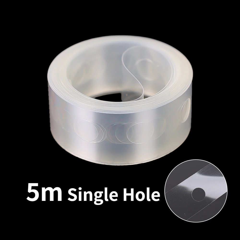 Balloon Chain Tape Transparent Single/Double Hole Arch Connect Strip Party Suppl - Picture 9 of 9