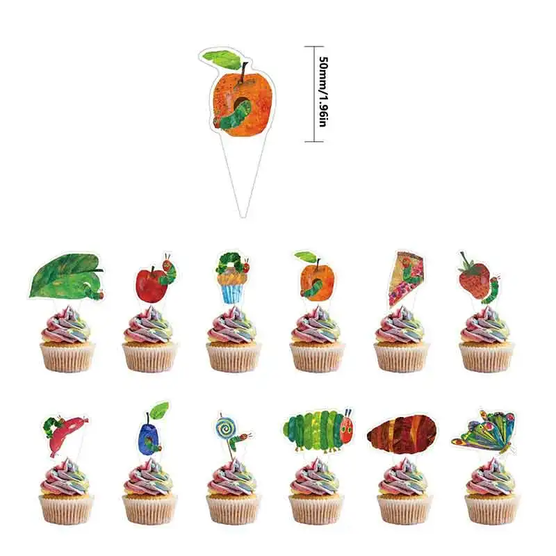 caterpillar Birthday Party Supply Decoration Balloon Animal Banner insect Cake t - Picture 9 of 10