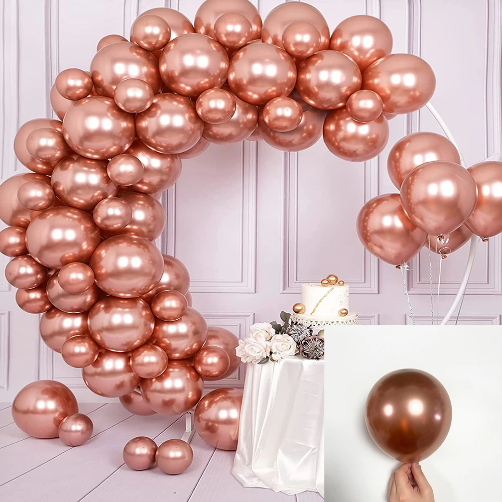 10/20/30pcs Metallic Purple Chrome Balloons Bridal Wedding Helium Globos Graduat - Picture 25 of 29