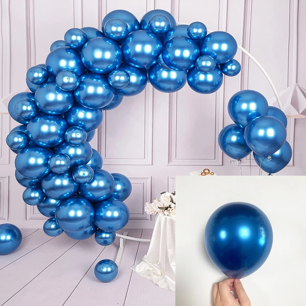 10/20/30pcs Metallic Purple Chrome Balloons Bridal Wedding Helium Globos Graduat - Picture 12 of 29