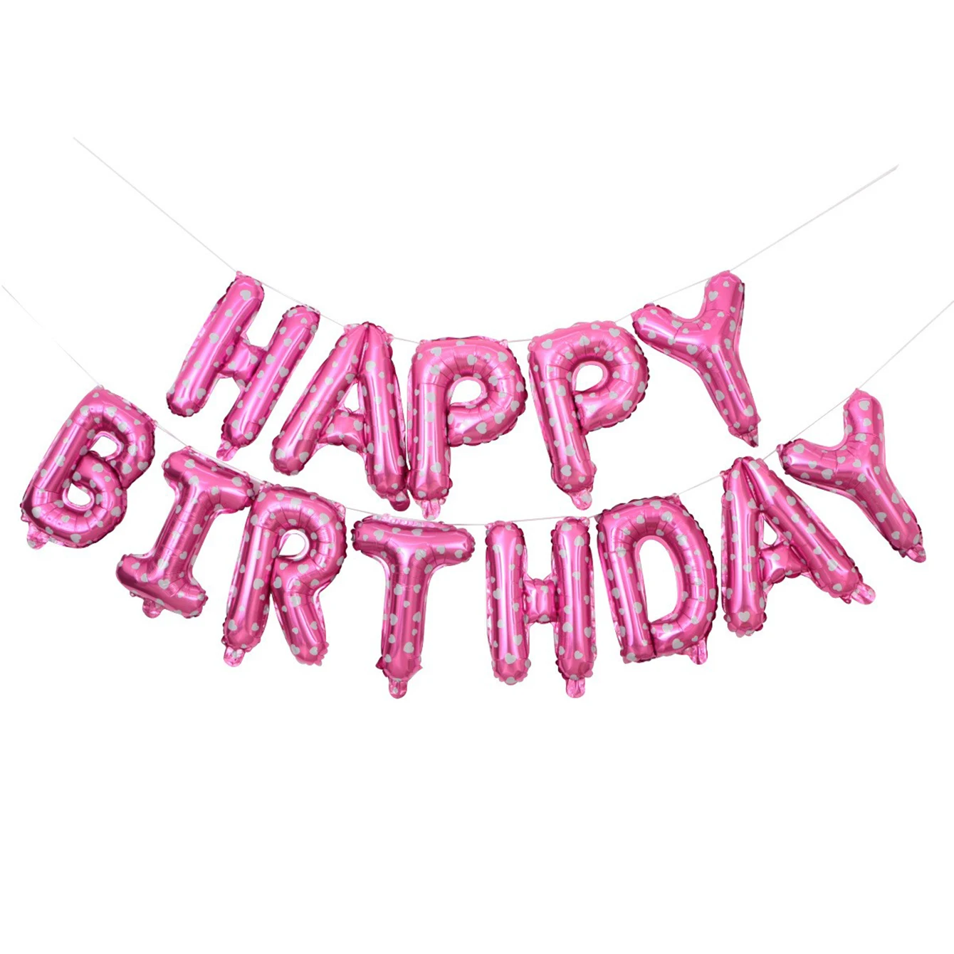 14PCS Aluminum Film Happy Birthday Letter Balloon Set Party Decoration Aluminum - Picture 10 of 10