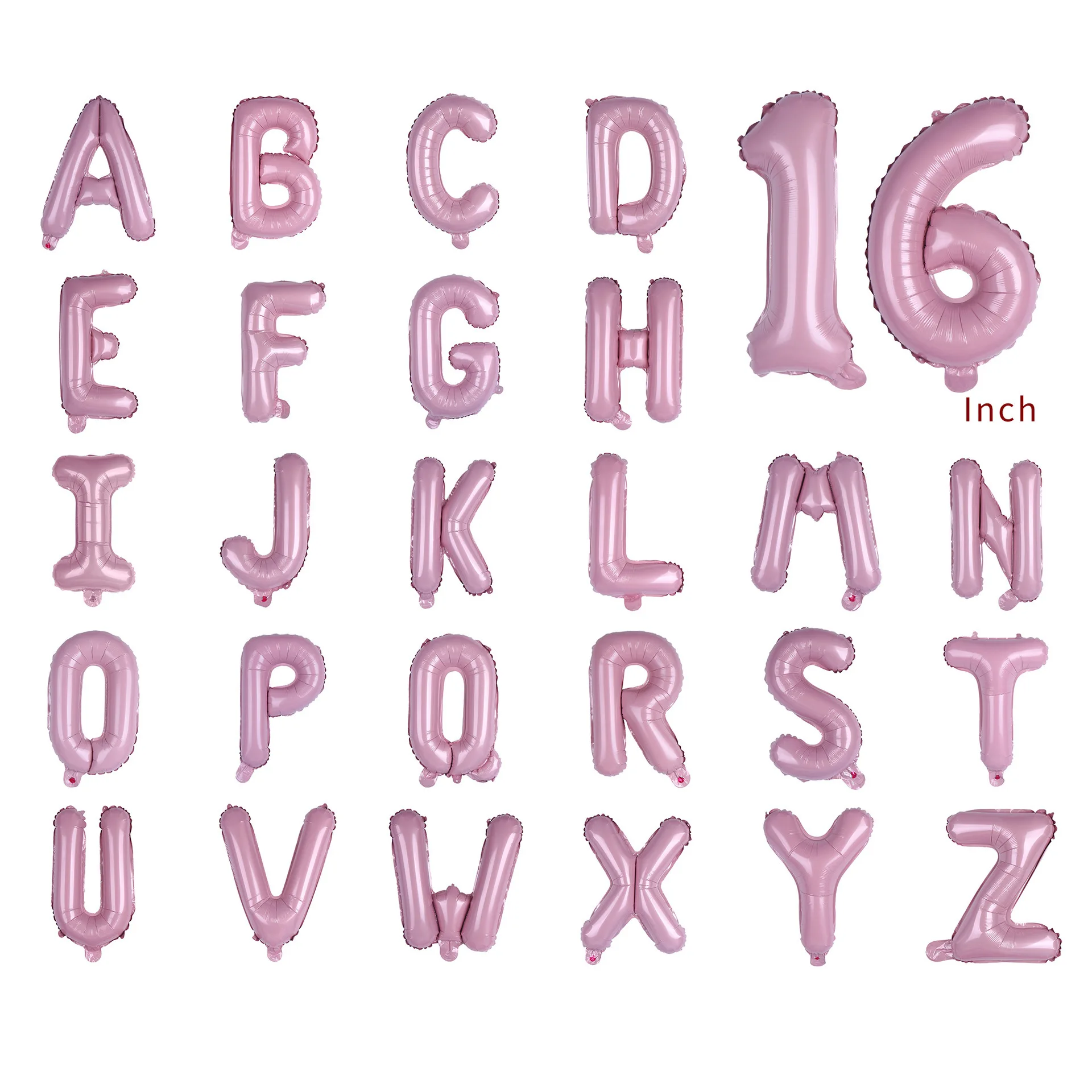 Alphabet Shape Air Balls, 16Inch, A-Z Letter, Foil Balloons, School, Study, Engl - Picture 8 of 12