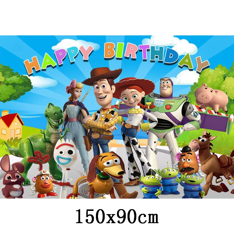 124pcs Toy Story Themd Party Balloons Garland Arch Kit Birthday Theme Party Deco - Picture 7 of 10