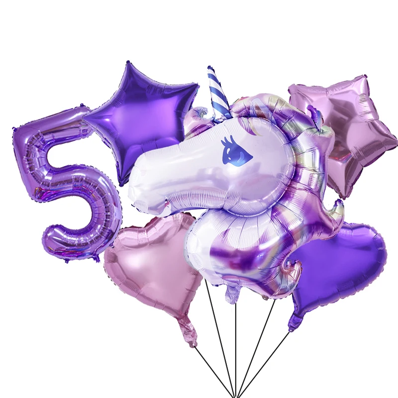 Unicorn Balloon Garland Arch Kit Unicorn Party Decorations For Boy Girl Birthday - Picture 9 of 10