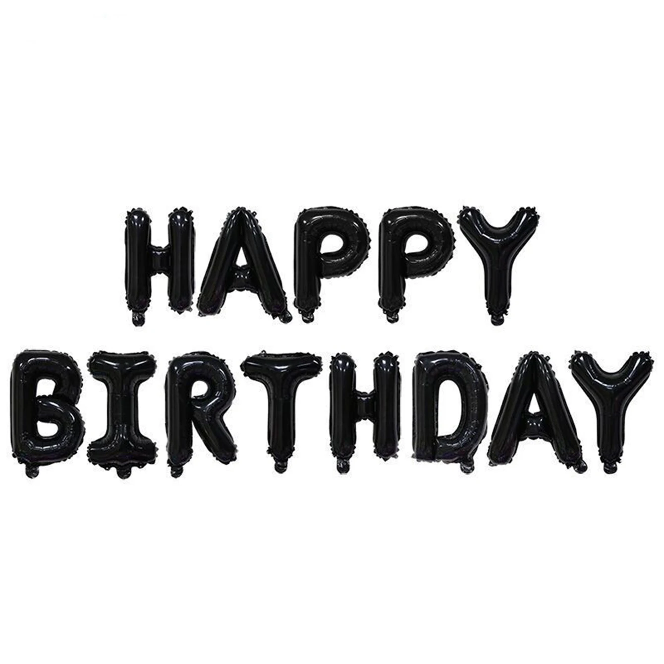14PCS Aluminum Film Happy Birthday Letter Balloon Set Party Decoration Aluminum - Picture 8 of 10